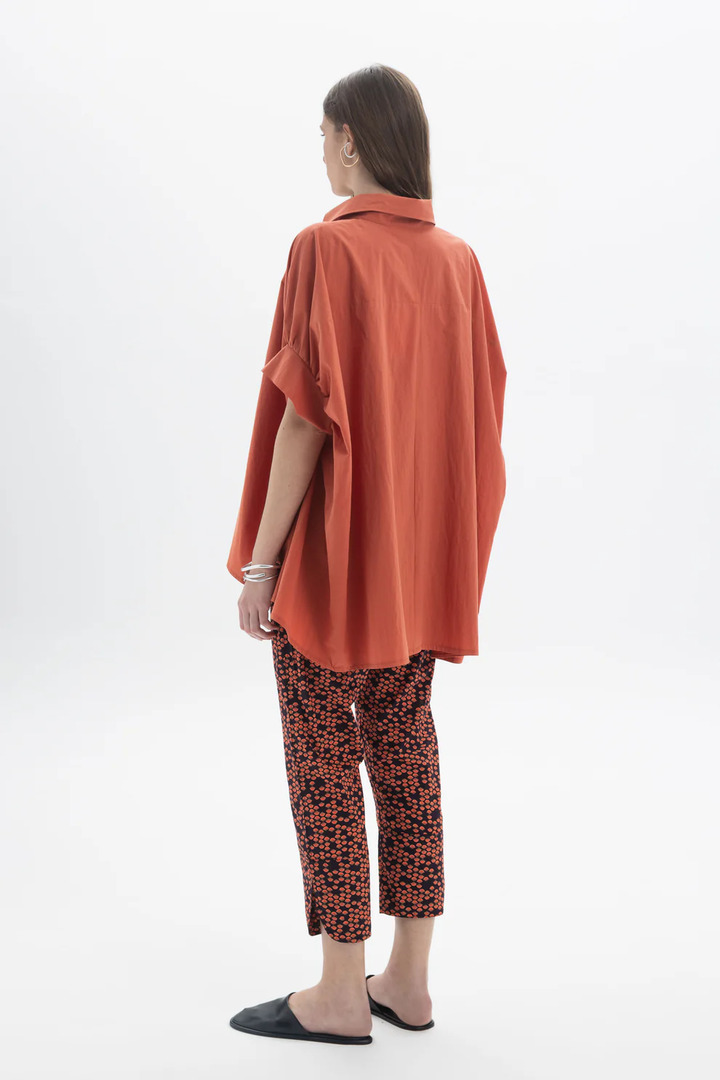 Cropped Printed Pants