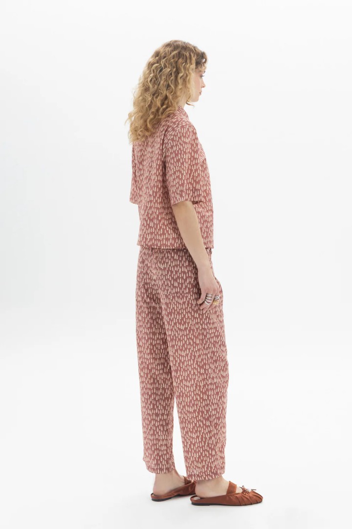 Straight Cotton Trousers