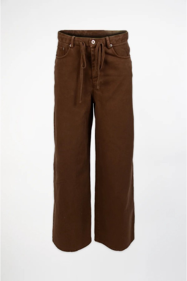 Denim Pants Brown