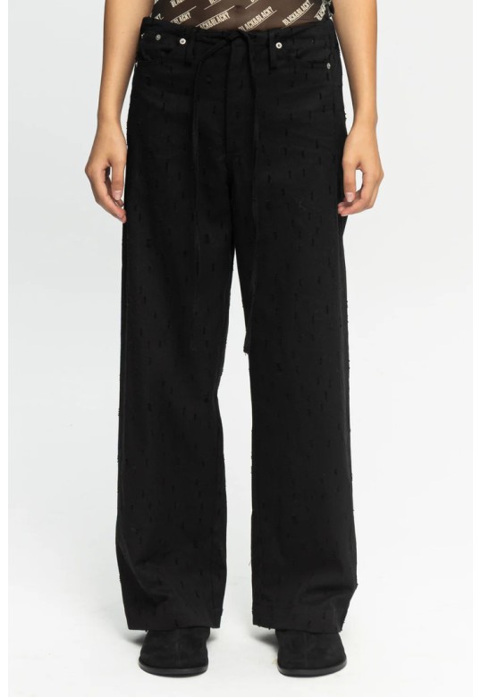 Black Denim Trousers