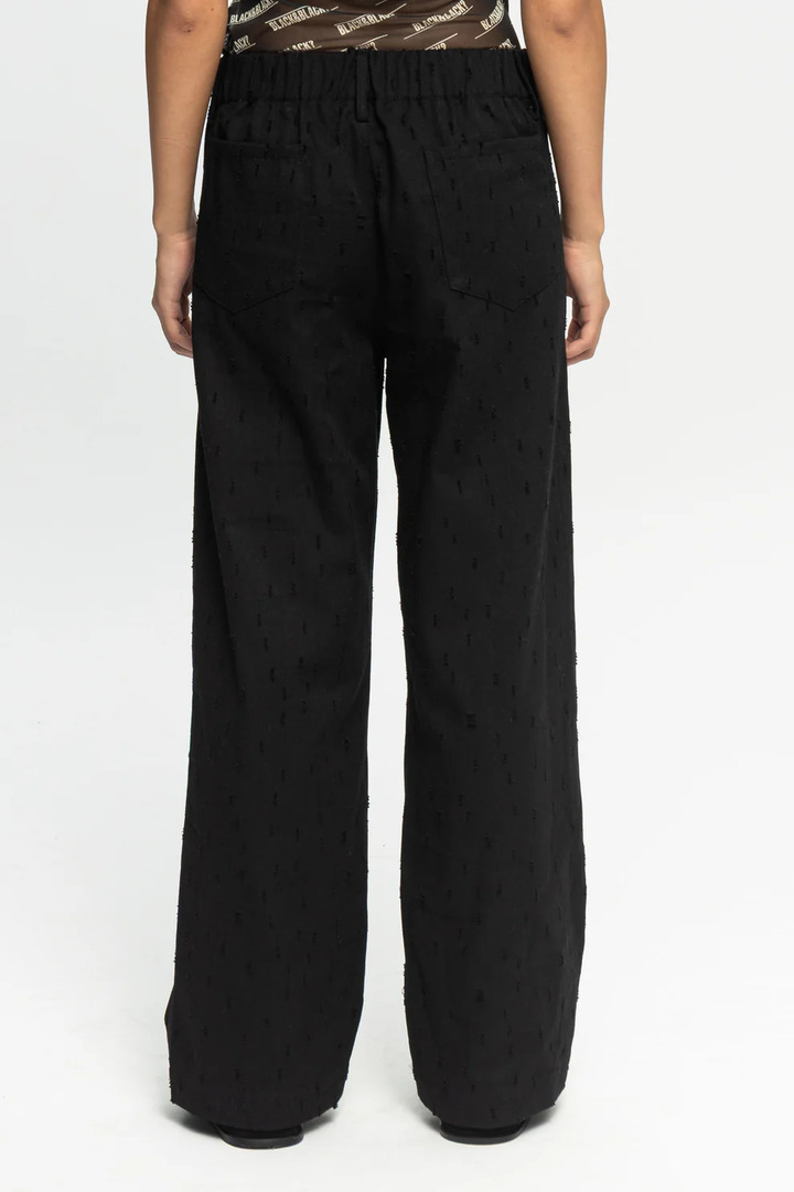 Black Denim Trousers