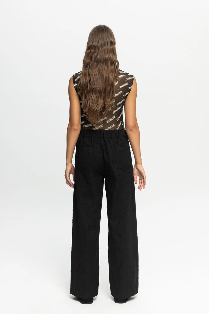 Black Denim Trousers