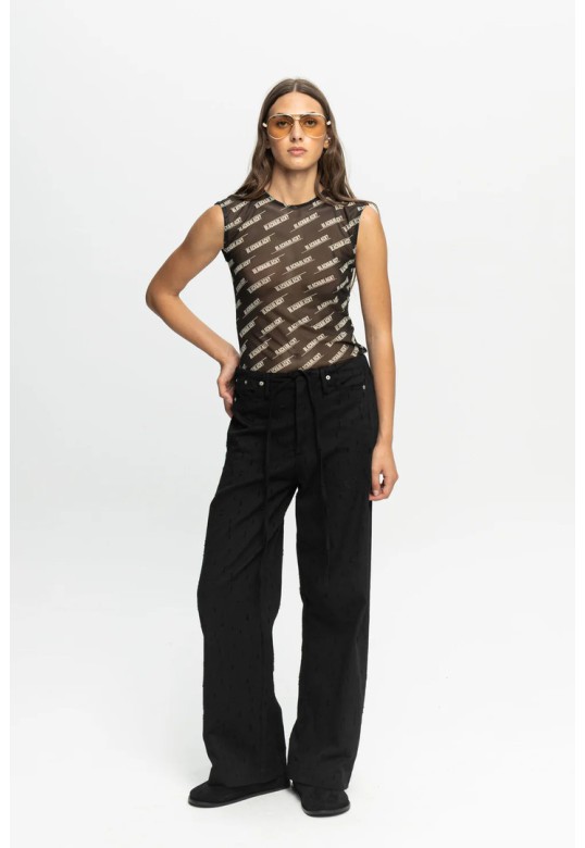 Black Denim Trousers