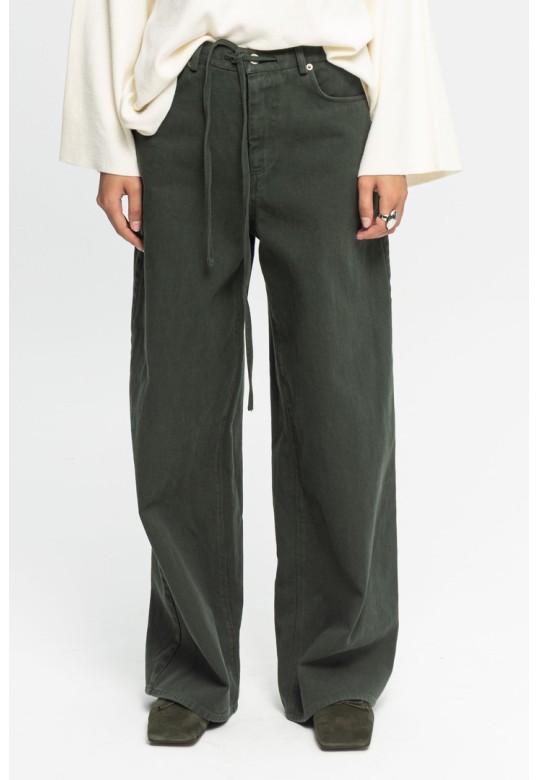 Denim Pants Rifle Green