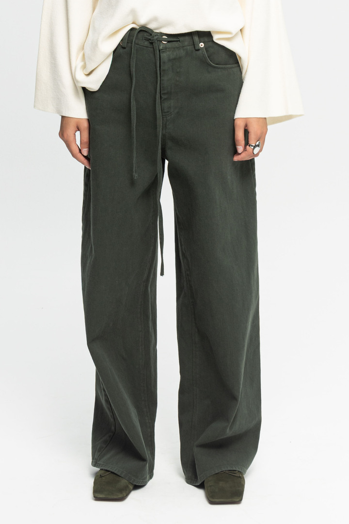 Denim Pants Rifle Green
