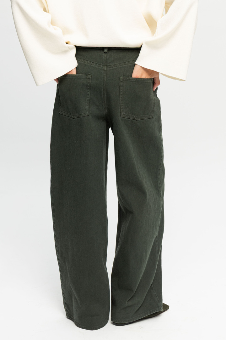 Denim Pants Rifle Green