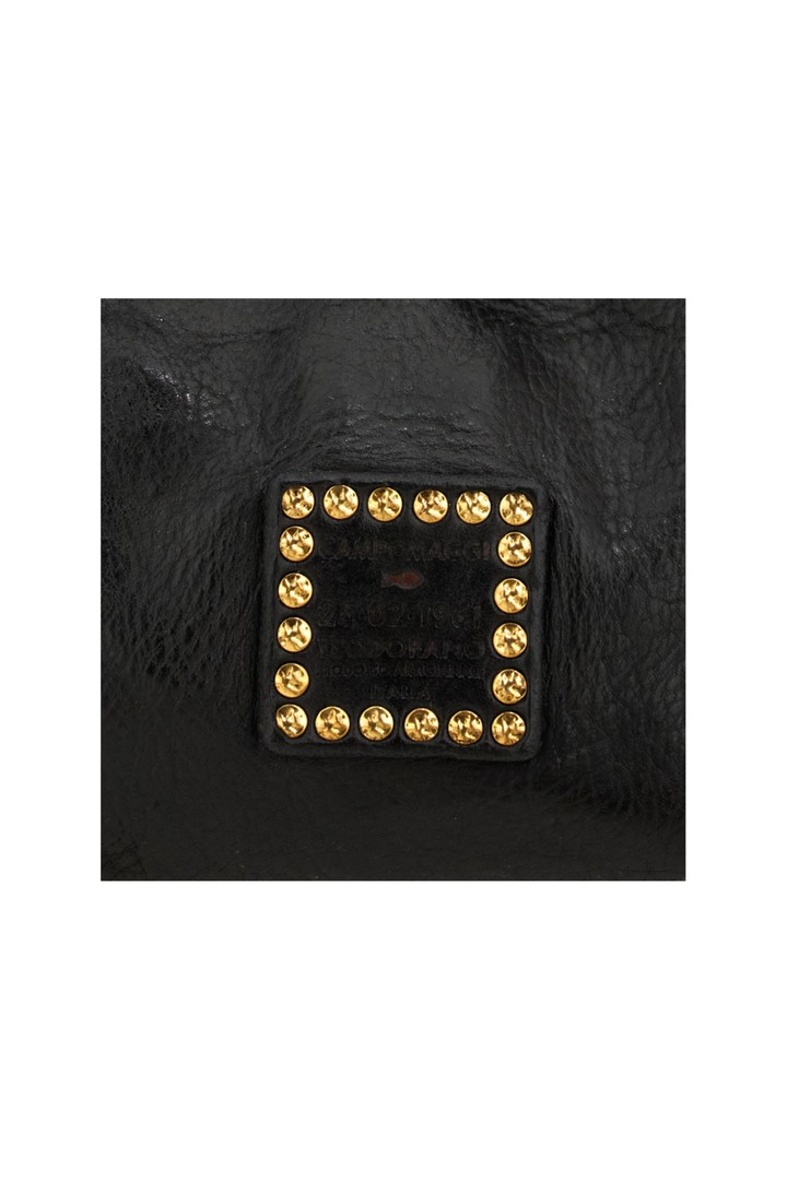 Kura Shopping Bag "Lara" in garment-dyed cowhide leather