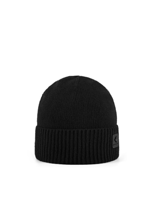 Beanie With Wool And Cashmere Black