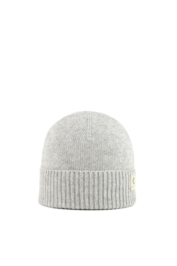 Beanie With Wool And Cashmere Grey