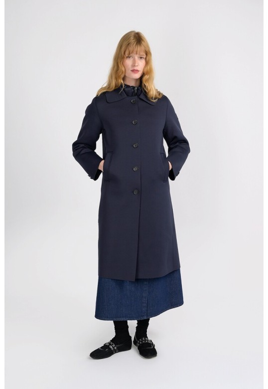 Tachie coat long Dark Navy