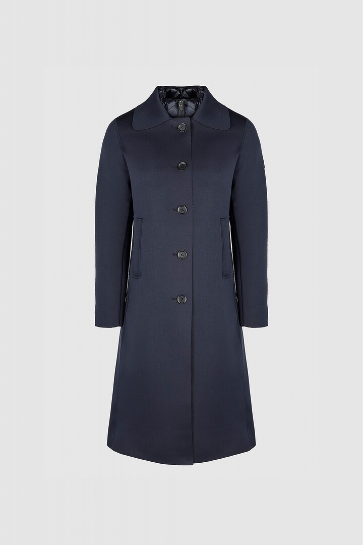 Tachie coat long Dark Navy