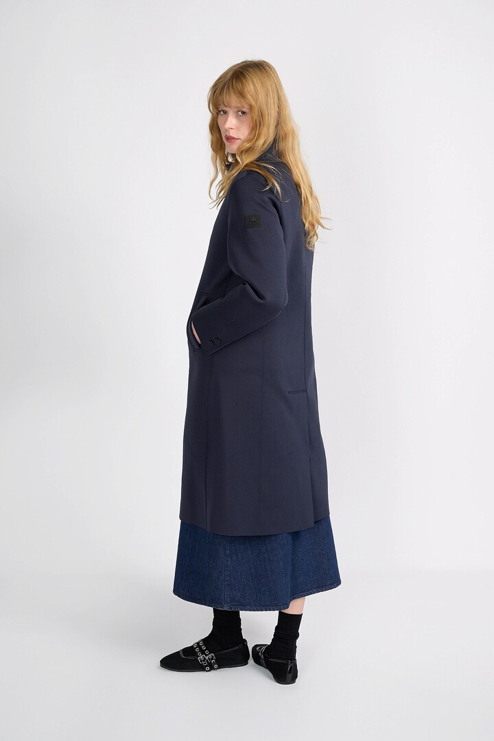 Tachie coat long Dark Navy