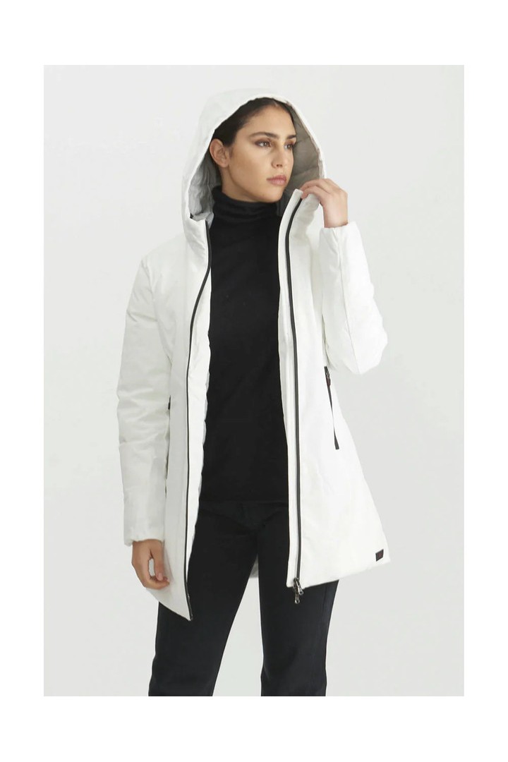 YORKTON LONG JACKET PEARL