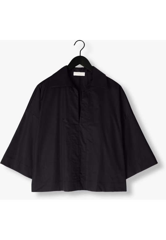 POPLIN BLOUSE COURAGE BLACK