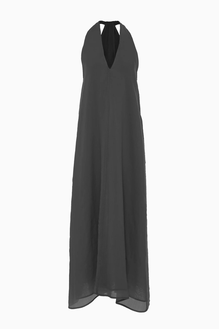 MUSE MIDI DRESS GREY