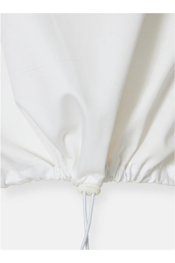 ELAN CROP POPLIN BLOUSE WHITE