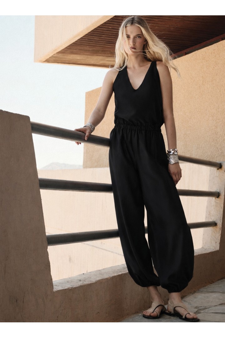 LUSTER BLOUSE BLACK