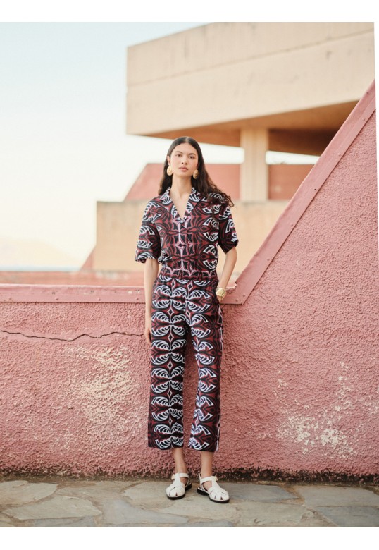 SHELL PRINTED PANTS