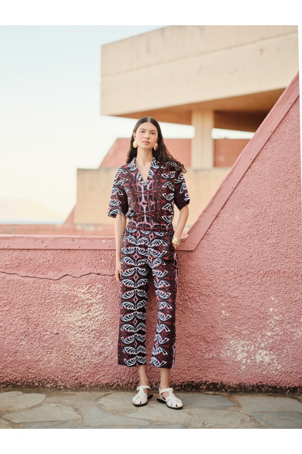 SHELL PRINTED PANTS