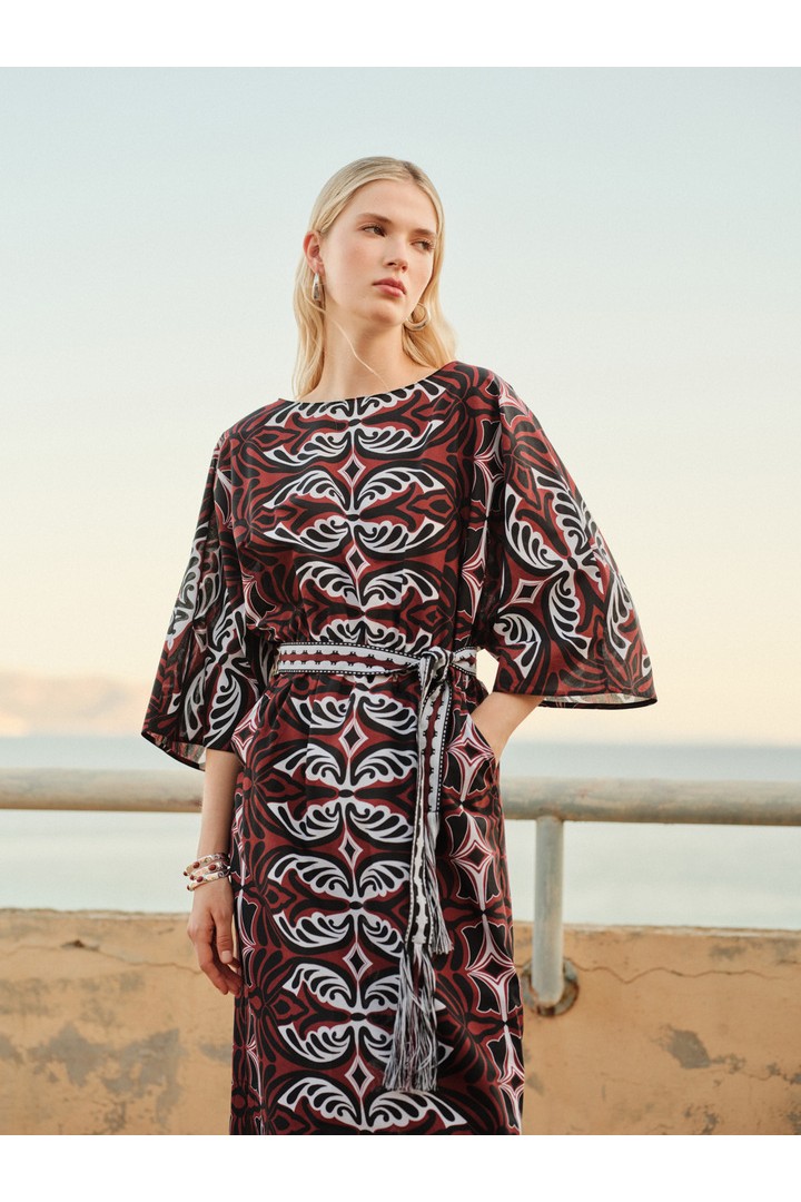 PEBBLE PRINTED DRESS