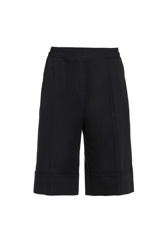 MOON POPLIN SHORTS BLACK