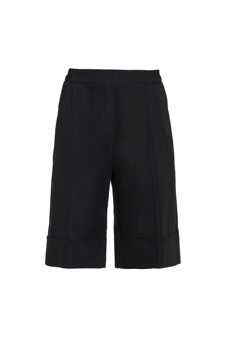 MOON POPLIN SHORTS BLACK