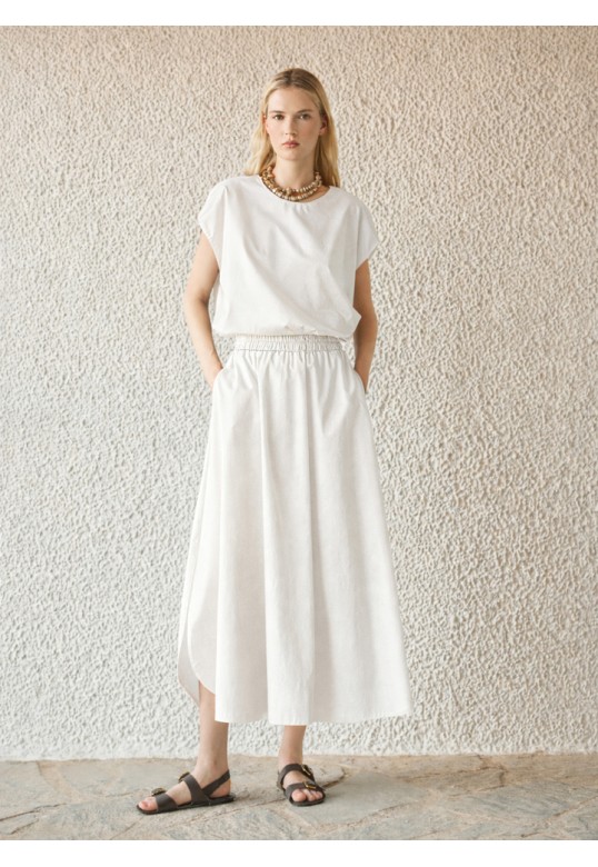 VERVE POLIN SKIRT WHITE