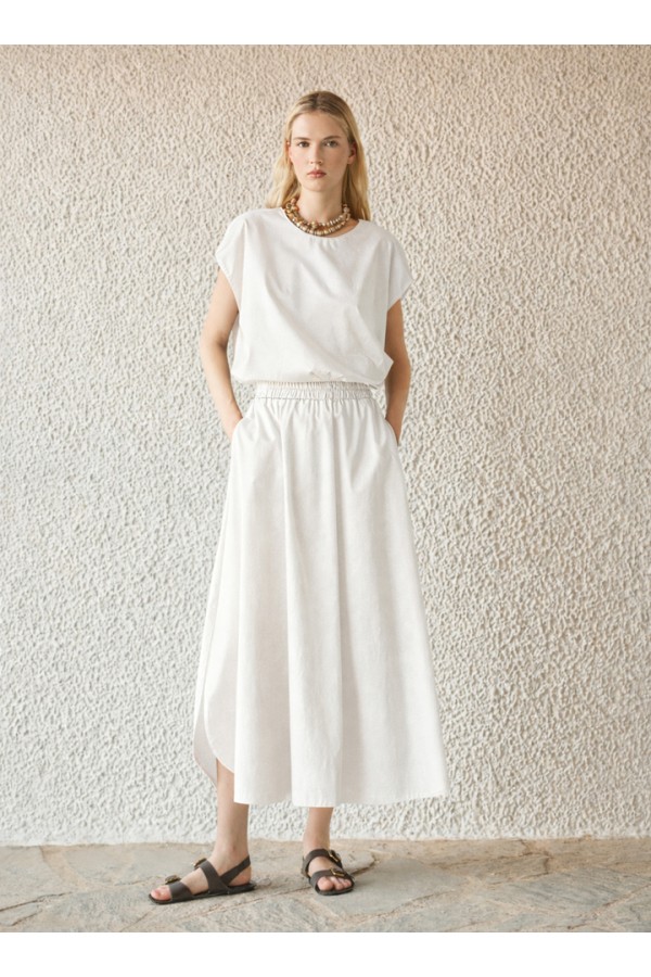 VERVE POLIN SKIRT WHITE