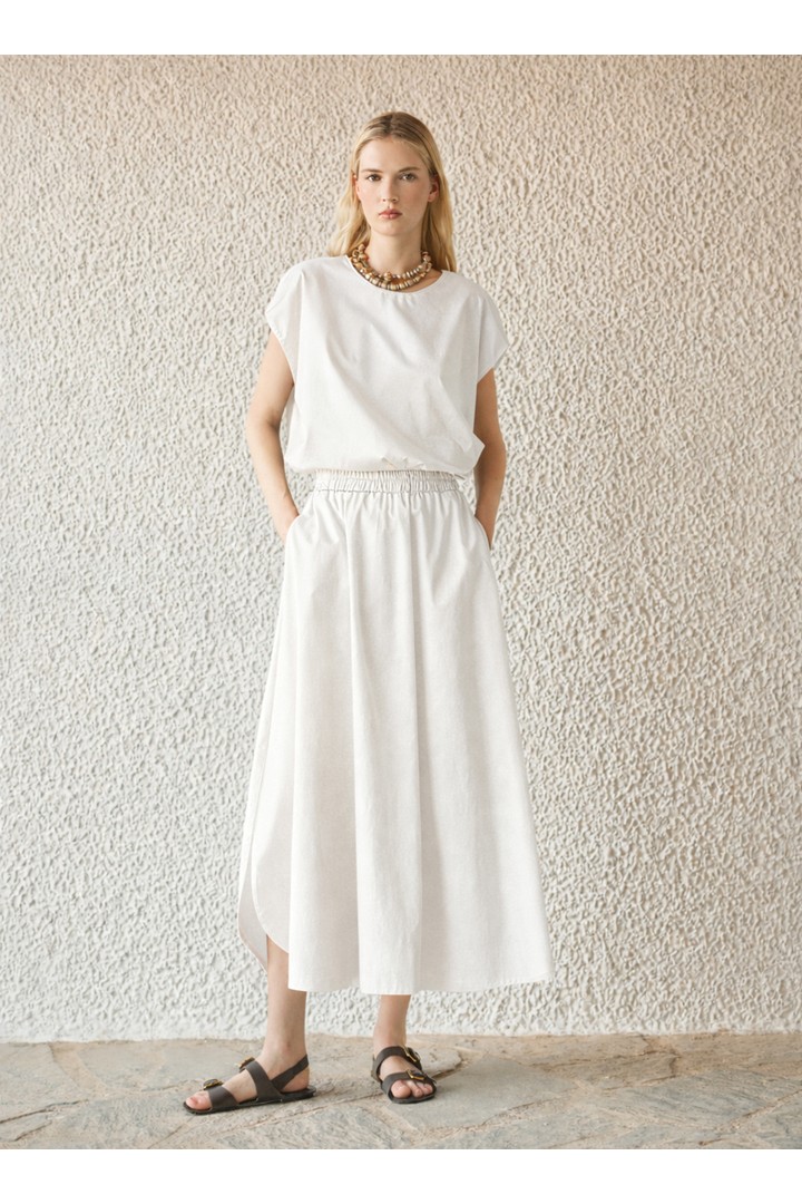 VERVE POLIN SKIRT WHITE
