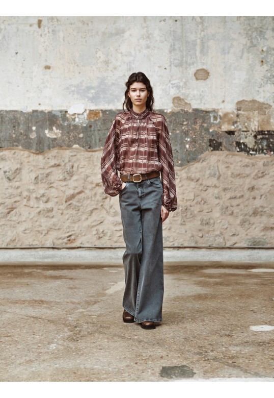 CHLOE Grey flared Jean Pants