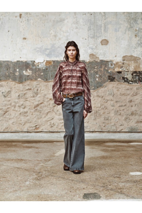 CHLOE Grey flared Jean Pants
