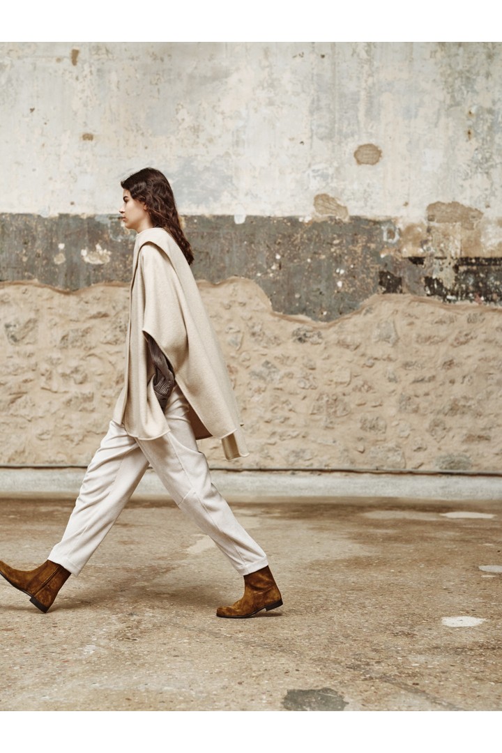 IVRAIRE corduroy pants Ecru