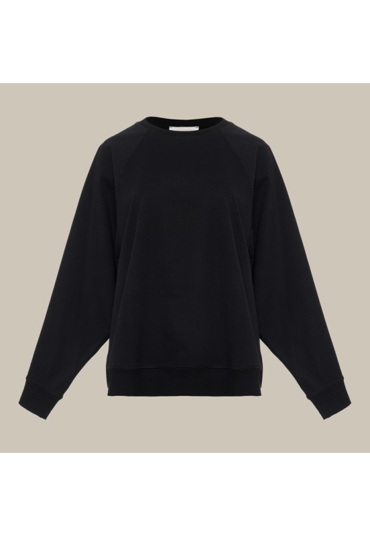 SAPHINE cotton blouse Black