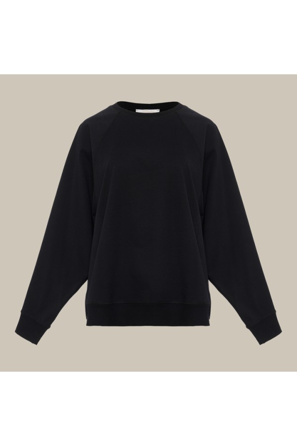 SAPHINE cotton blouse Black