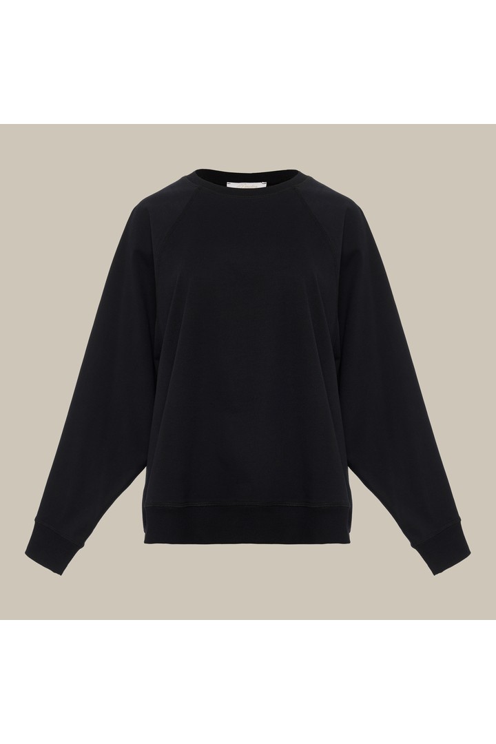 SAPHINE cotton blouse Black