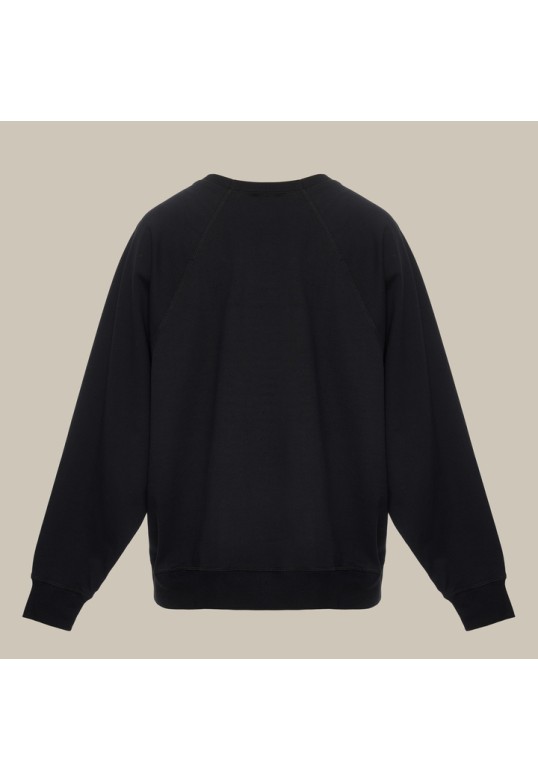 SAPHINE cotton blouse Black