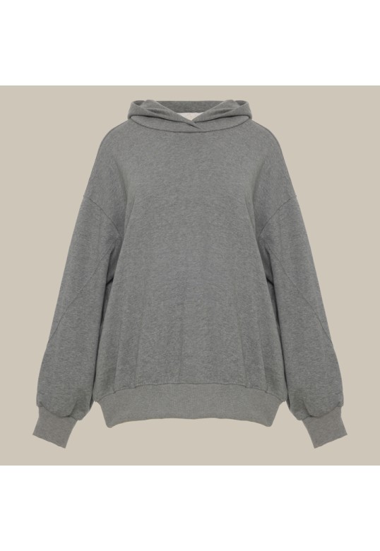 JACQUELINE cotton sweatshirt Grey
