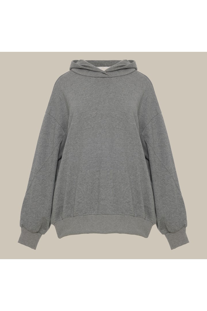 JACQUELINE cotton sweatshirt Grey