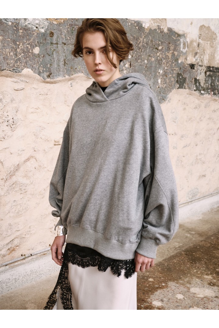 JACQUELINE cotton sweatshirt Grey
