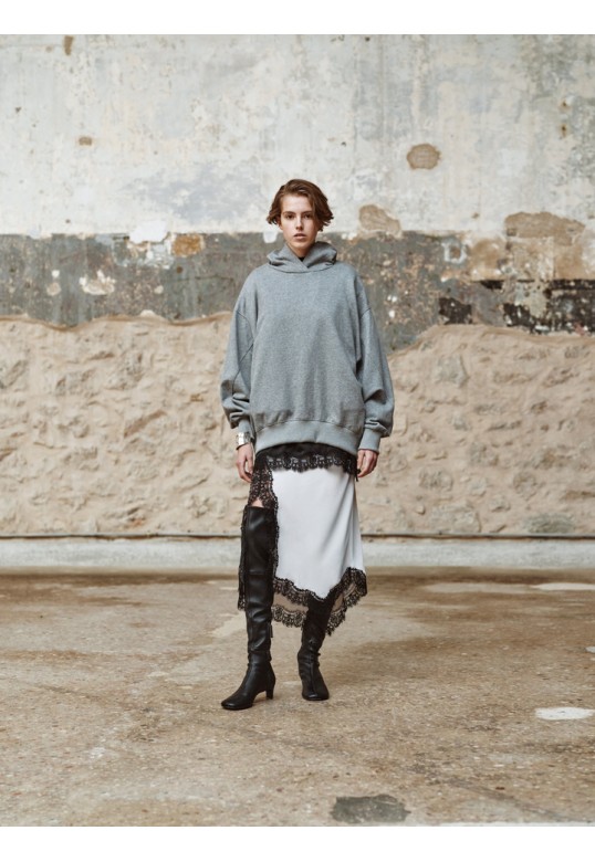 JACQUELINE cotton sweatshirt Grey