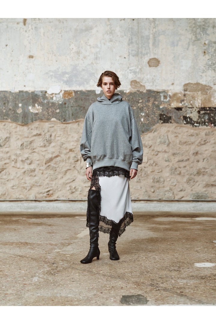 JACQUELINE cotton sweatshirt Grey