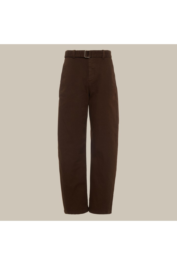 SOIREE pants with belt Brown
