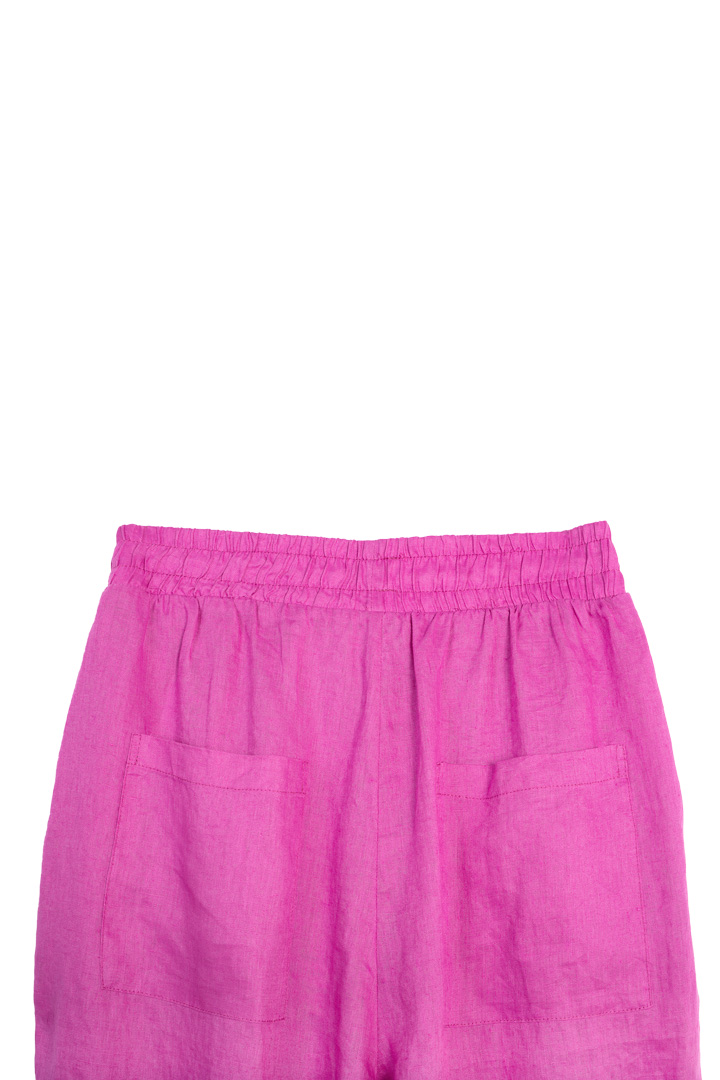 DELLOS LINEN PANTS FUCSHIA