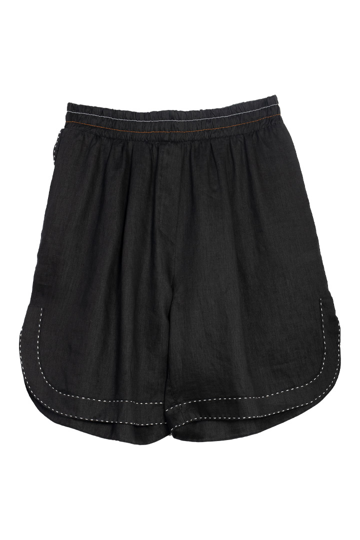 FELICIA LINEN SHORTS BLACK