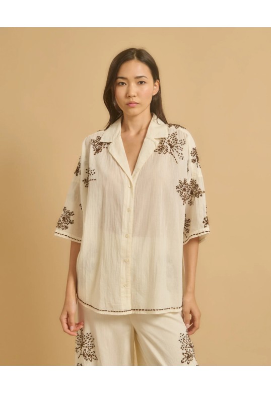 CLARAO SHIRT CAMEL