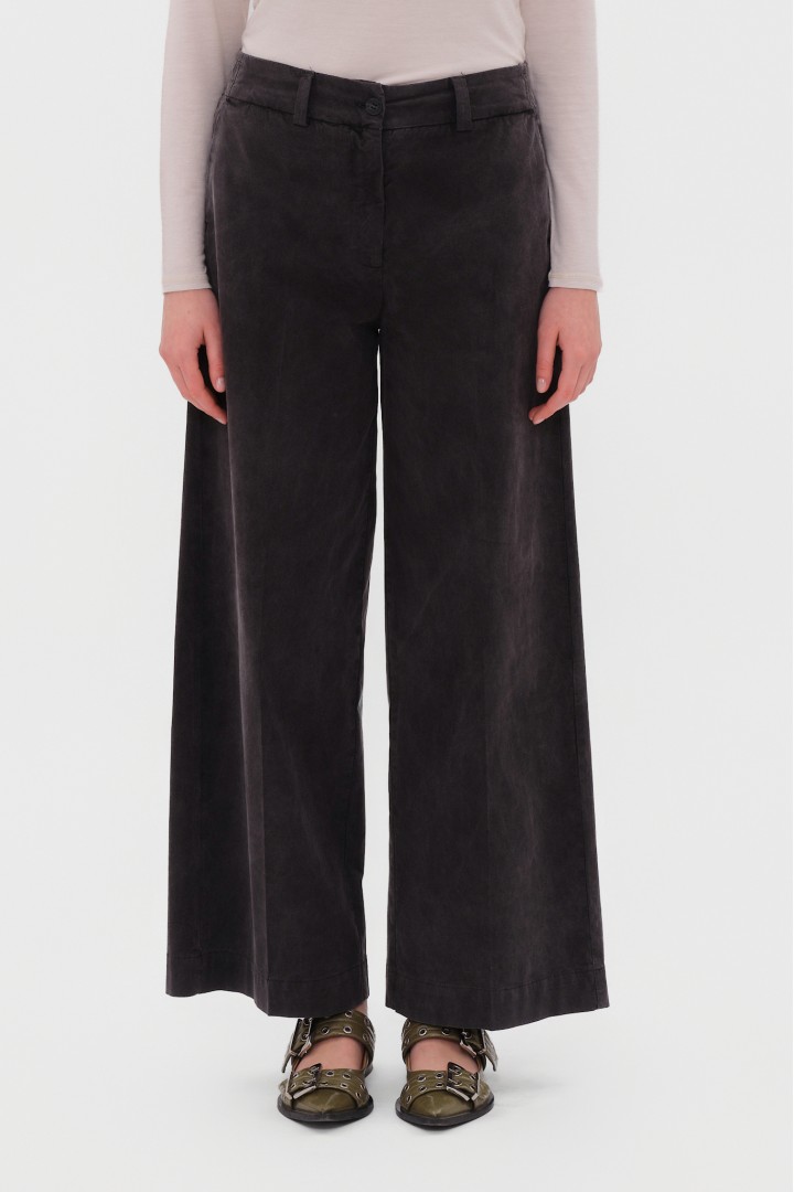 Wide Leg Pants Vintage Black