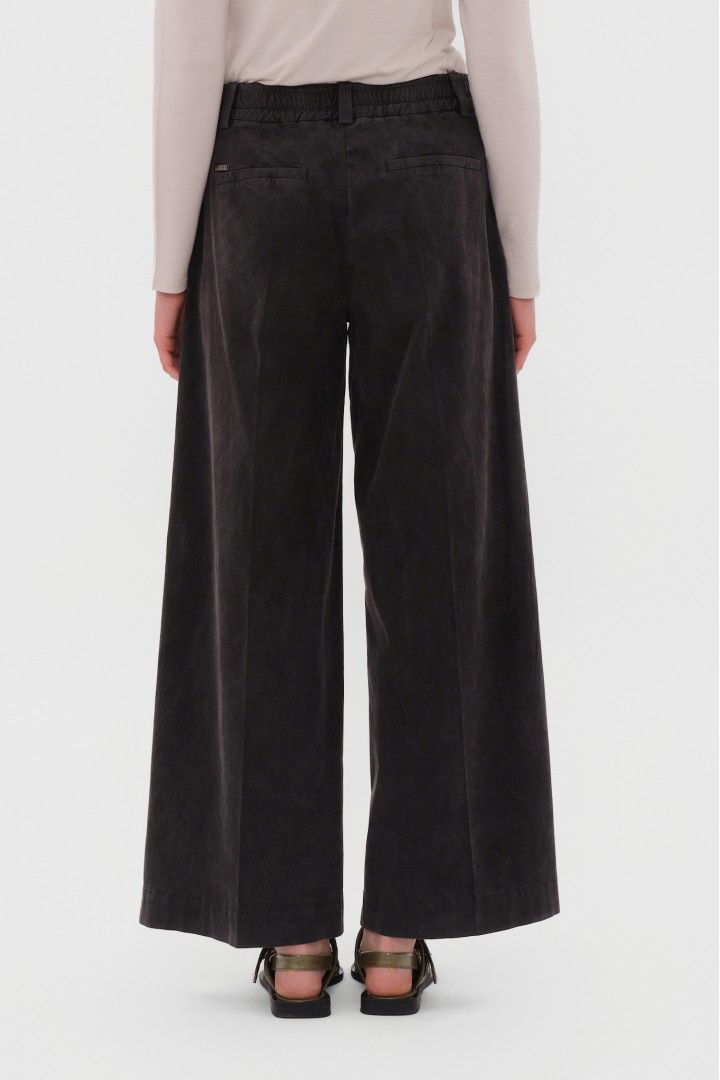 Wide Leg Pants Vintage Black