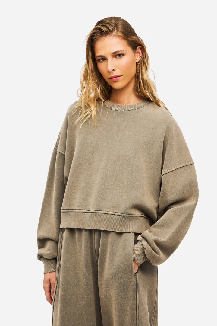 Oversized Crewneck VINTAGE ROCK