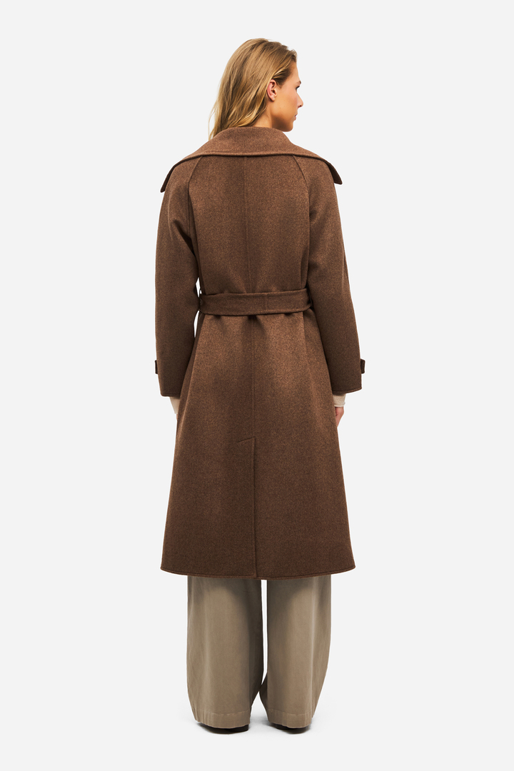 Women's Double-Breasted Long Coat