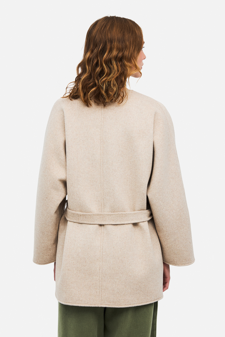 Women's Kimono Robe Coat Beige